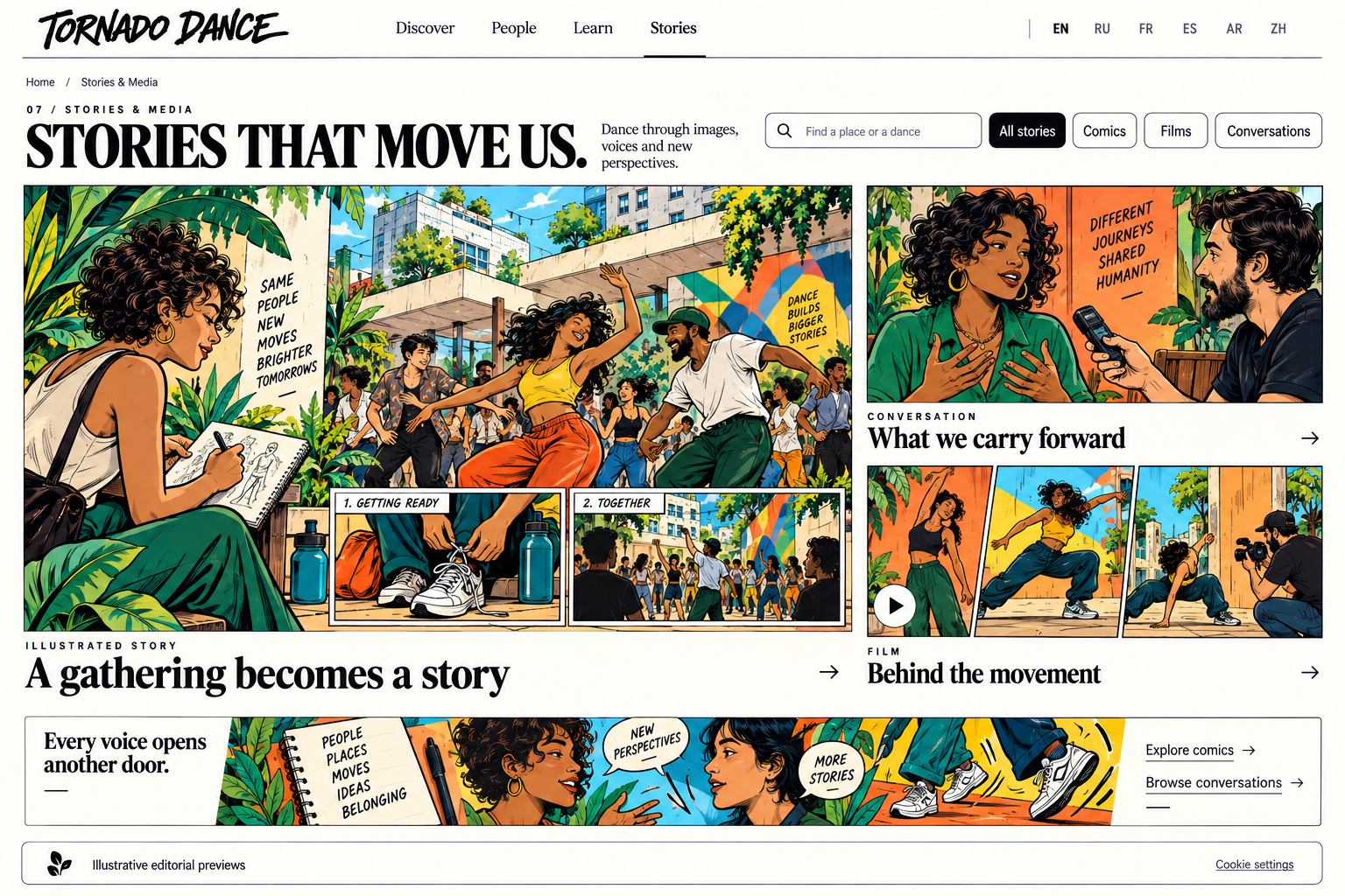 Stories & Media